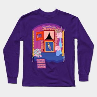 Happy Caravan purple Long Sleeve T-Shirt